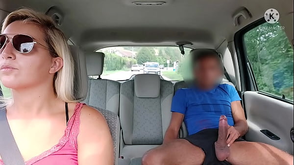 A crazy customer gets in and pulls out his cock in my cab Fake Taxi